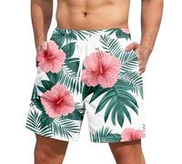 HGWOPGASD Dissolving Swim Trunks Printed Waterproof Board Shorts Men's Swim Shorts Beach Shorts Board Shorts Swimwear Surf Shorts