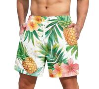 HGWOPGASD Dissolving Swim Trunks Printed Waterproof Board Shorts Men's Swim Shorts Beach Shorts Board Shorts Swimwear Surf Shorts