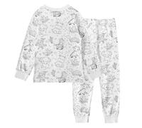 HGWOPGASD Diy Set Colouring Pajama Sets Kids Colouring Pajama Sets Kids Color On Pajamas Kids Pjs Kid Diy Hand Painted Homewear Set Kids Coloring Pajamas With Markers Diy Hand Painted Pajamas Bamboo