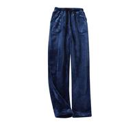 HGWOPGASD Fluffy Fleece Pj Pants - Checkered Plaid Pajama Pants for Women & Girls - Christmas Kawaii Clothes