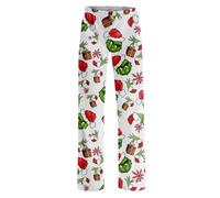 HGWOPGASD Grinch Christmas Sleep Pants - Plaid Pajama Pants for Women