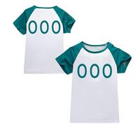 HGWOPGASD Korean Games Season 3 Shirt Personalisiertes DIY Adults Player Shirt Round Neck Printed Short Sleeved Letter Top A02