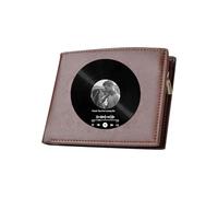 HGWOPGASD Personalized Custom Wallets Can Be Customized On Both Sides with Songs and Pictures. Suitable for Gifting to Boyfriends and Girlfriends A02