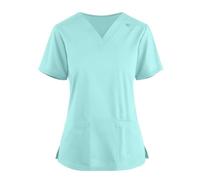HGWOPGASD Printed Scrub Jackets for Women White Scrub Top Royal Blue Scrubs Womens Scrubs Purple Scrubs for Women Cute Scrub Tops Scrub Top Women Nurse Clothes Nurse Scrubs Black Scrubs Round Neck