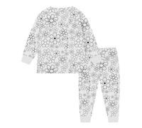 HGWOPGASD Toddler Colorable Pajamas For Kids Color Pajamas Kids Bamboo Pajamas Kids Boys Girls Pajamas Coloring Pajamas For Boys Coloring Pajama Pajamas For Kids To Color Diy Bamboo Kids Pajamas