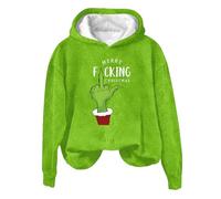 HGWOPGASD Womens Snuggle Hoodie Grinch Snuggle Hoodie Grinch Gifts For Women Grinch Snuggle Hoodie Grinch Costume Adult Women Women'S Hoodie Grinch Top For Women Grinch Christmas Sweater Women Funny