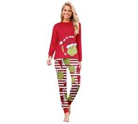 HGWOPGASD Xmas Pjs Matching Sets for Family Grinch Outfit The Grinch Family Pajamas Grinch Pj Grinch Pj Pants Xmas Jammies Pijamas Grinch Matching Christmas Pajamas for Family Grinch Matching Family