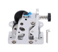 HGX Extruder Kit Hardened Steel Reduction Gear Hotend All Metal HGX Extruder for CR10 Ender 3 CR6 3D Printer (Silver)