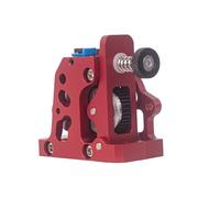 HGX LITE Extruder Kit High Performance 3D Printer Upgrade with 9.5:1 Gear Ratio for Ender 3 CR10 VORO Printers Compatible with PLA ABS PETG TPU PEEK PEI Filaments Black Red Silver (Red)