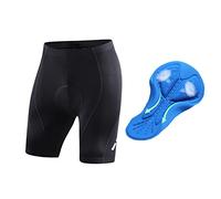 HGYJ Men'S Padded Cycle Undershorts,Mtb Bike Shorts,Cycling Underwear,For Long-Distance Cycling/Steep Roads/Fitness/Running,M-6XL, Black,Black,6XL