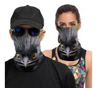 hgyujh Facescarf Unisex Emu Printed Headscarf Face Mask Cycling Mask Neck Cover Mask for Men And Women Multifunctional Headwear Outdoor