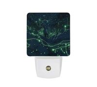 hgyujh Night Lights Plug Into Glow in The Dark Printed Wall Nightlight Dusk to Dawn Night Lamp for Stairway Hallway Bedroom