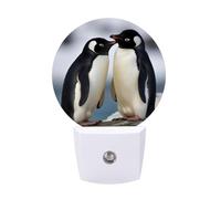 hgyujh Night Lights Plug Into I Love Penguins Printed Wall Nightlight Dusk to Dawn Night Lamp for Stairway Hallway Bedroom