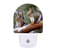 hgyujh Night Lights Plug Into Small Animals Printed Wall Nightlight Dusk to Dawn Night Lamp for Stairway Hallway Bedroom