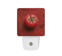 hgyujh Night Lights Plug Into Tomatoes on The Wall Printed Wall Nightlight Dusk to Dawn Night Lamp for Stairway Hallway Bedroom