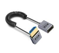 HGZHNAT 2.1 Version Spring Video Cable 8k60hz 48Gbps Fast Transmission For Gaming And Home Theater Coiled Extension Cord 70CM Low Latency Gaming Cable