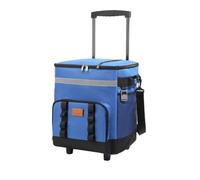 HGZHNAT Cool Box On Wheeled, Cooler Bag On Wheeled, Heavy Type Rolling Coolers Bag With Durability Wheel For Family Grocery Shopping Beach Trip Light Weight Wheele-d Coolers