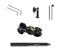 HGZHNAT Motorcycle Bike Selfie Stick Monopod Mount Handlebar Bracket Third Person Perspective Mounting Camera Bracket Action Camera Handlebar Mount