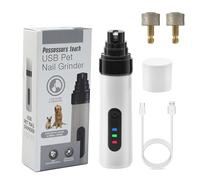 HGZHNAT Silent GroomPro Nail Grinder, USB Chargeable Dog Grinders, 2 Speed Adjustable Electric Dog Trimmer, With Safe Guard For Cats Home Grooming Pet Grooming Tool