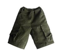 HGZLQKD 1:6 Scale Male Figure Cargo Pants Miniature Clothing Mini Action Figure Clothes for 12inch Male Action Figures Doll Model, Green