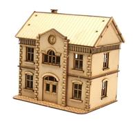 HGZLQKD 1/72 European Building Model Kit Miniature House, DIY Gift Decoration Handmade Collection, Architecture Model, Unassembled