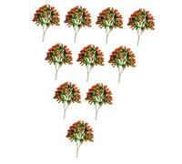HGZLQKD 10 Pieces Miniature Trees Scene Making Accessories Landscaping Supplies DIY Crafts Decor Diorama Simulated Artificial Trees, 13cmx9.5cm