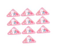 HGZLQKD 10 Triangular Paper Clips Document Holders Office Binder Clips PP Material Prevents Corner for Students Teachers Office Workers, Bunny