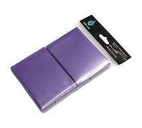 HGZLQKD 100 Pieces Entertainment Card Sleeves Protector High Performance Lightweight Wear Resistant Versatile Card Holder Frosted, Purple