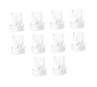 HGZLQKD 12Pcs Duck Bill Valves Silicone Breastpump Parts Clear Accessories Replacement Valve for Electric Pump M5/V1/V2