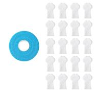 HGZLQKD 20 Pieces Disposable Dog Boots for Paw Protection with Adjustable Self Adhesion Bandage Wound Protectors for Indoor Outdoor, S