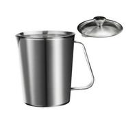 HGZLQKD 304 Measuring Cup with Lid Measuring Cup with Pouring Spout Heavy Duty for Baristas, Cooking Prep, 1000ML