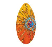 HGZLQKD 35" Skimboard Wood Body Board Premium Lightweight for Beach Durability Water Surfboard Skim Board for Teenagers Beginners, Style B