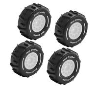HGZLQKD 4 Pieces 1/16 Scale RC Tires Short Course Sand Tires Spare Parts Floating RC Wheels Water Tire Set for, White