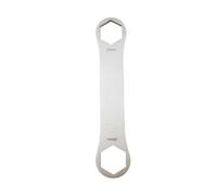 HGZLQKD 4 Pieces Fork Wrench Set Bike Fork Shock Fork Locknut Spanner Double Ended Metal Wrench Suitable for Garage Work upkeep, 24-26mm