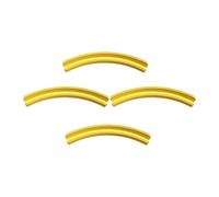 HGZLQKD 4 Pieces Playing Card Holders Tray Hands Sturdy Card Deck Stand Double Layered for Parties for Kids or Elder People, Yellow