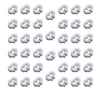 HGZLQKD 40Pcs Playpen Lock Pet Locking Bolt DIY Assembly, Reinforcement Clamp Wire Cage Clips Pet Cage Lock for Fence Grid Panels, white