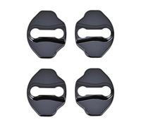HGZLQKD 4Pcs Car Door Lock Protection Car Door Lock Protector Covers Cap Cars Doors Latch Cover, black