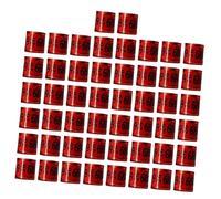 HGZLQKD 50x Pigeon Leg Rings Dove Leg Rings Bird Management Tool Identifying Bands for Poultry, red