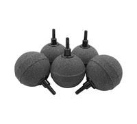 HGZLQKD 5x Aquarium Bubbler 2 inch Air Accessory High Temp Sintered Material for Small Tanks Round, Grey
