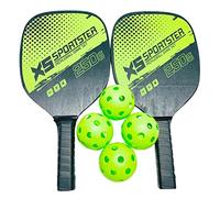 HGZLQKD 7-piece with And Wooden Paddle. The And The Sturdy Wooden Stick Ensure A Secure Grip for School Sports, Black
