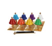 HGZLQKD 8 Note Hand Bells for Kids,Musical Bells,Percussion Montessori Hand Percussion Bells for Toddlers Wedding Children Holiday