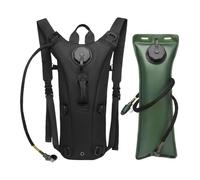 HGZLQKD 8L Backpack, Multipurpose Hiking Backpack with 3L Bladder, Water Daypack, Black