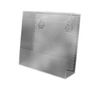 HGZLQKD Acrylic Reptile Feeder, Transparent, with Suction Cups Wall Mounted Feeding Box for Bearded Dragon, Large