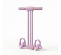 HGZLQKD Adjustable Foot Exerciser Resistance Band Pedal Puller Tension Rope With Secure Foot Pedals And Textured Handles For Control suitable for home, Purple