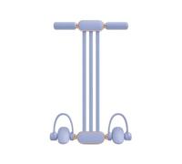HGZLQKD Adjustable Foot Exerciser Resistance Band Pedal Puller Tension Rope With Secure Foot Pedals And Textured Handles For Control suitable for home, Blue