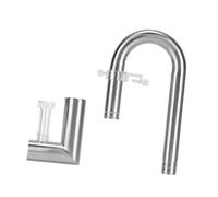 HGZLQKD Aquarium Lily Tube Remove Oil Film Planted Aquariums Easy Assembly Fish Tank Stainless Steel Outflow Set Water Outlet, 20 Outlet Remove Oil