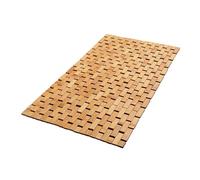 HGZLQKD Bamboo Bath Mat Bathtub Mat, Bathroom Shower Rug, Wooden Toilet Doormats, Versatile Stylish Sturdy Non Slip Floor Pad Decor for Hallway Tub Steps Pool Bathroom Sauna, 60cmx90cm