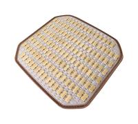 HGZLQKD Bamboo Car Seat Cushion Ventilated Seat Pad Car Interior Accessories Cooling Protector for Vehicle Auto Truck, Beige