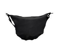 HGZLQKD Basketball Bag with Adjustable Strap Zipper Closure Portable Single Ball Bag Sport Equipment Storage Net for Rugby Soccer, Black