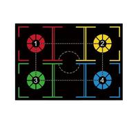 HGZLQKD Basketball Training Mat Basketball Footwork Footstep Training Mat Dribbling Ball Enhance Agility Teaching Tool Exercise Mat Non-Slip and Low Noise Skill Trainer Mat Indoor/Outdoor, Style D